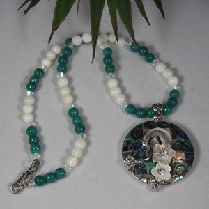Handmade Mother of pearl necklace
